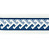 Burgess Tape 1 Ocean by Stout Trim Stout Trim Burgess Tape 1 OceanTrim STITCHED UP TRIM INDIA </p><p>Repeat: H: 0.750, V: 0.750 2.5 in - Fabric Carolina -
