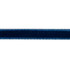 Velvet Tape Narrow Saphire 80924 by Schumacher Designer Trim Perfect Basics: Velvet Tapes - Swanky Fabrics -