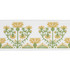Custis Embroidered Tape Marigold 81663 by Schumacher Designer Trim Williamsburg - Swanky Fabrics -