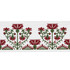 Custis Embroidered Tape Claret 81660 by Schumacher Designer Trim Williamsburg - Swanky Fabrics -