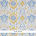 Elizia Ikat Sky & Ochre 5010711 by Schumacher Designer Wallpaper New Traditional 27.0" - Swanky Fabrics -