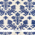Regalia Sisal Blue 5010530 by Schumacher Designer Wallpaper Step Lively 17.0" - Swanky Fabrics -