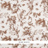 Toile De La Prairie Brown 5011712 by Schumacher Designer Wallpaper Jill Lasersohn 26.88" - Swanky Fabrics -