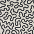 Riley Soft Black 5012930 by Schumacher Designer Wallpaper New Wave: Black & White 27.0" - Swanky Fabrics -