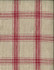 Presley Ruby 539 by Norbar Designer Fabric LINCHEX 100% LINEN INDIA 3 3/8"V 3 3/8"H 54 - Swanky Fabrics -