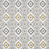 Forever Means Stone by Carole Designer Fabric Artisan Base: 100% Cotton. Embr: 60% Cotton, 40% Spun Poly INDIA N/A 15"V, 6 1/2" H 52" - Swanky Fabrics -