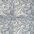 Feeling Free Indigo by Carole Designer Fabric Bluebell 82% Polyester, 18% Linen China 100,000 Wyzenbeek Double Rubs 27" V, 27" H 54" - Swanky Fabrics -