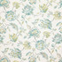 Full Frame Seafoam by Carole Designer Fabric Dewdrop 97% Cotton, 3% Linen Printed In Usa 27" V, 14 1/2" H HD 54" - Swanky Fabrics -