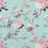 Garden Bird Spa by Carole Designer Fabric Jade 100% Cotton-Soil Repellent Pakistan 50,000 Wyzenbeek Double Rubs 25 1/8" V, 27"H 56" - Swanky Fabrics -
