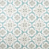 Wonderland Aquamarine by Carole Designer Fabric Jade 100% Cotton Spain 9" V, 9" H 54" - Swanky Fabrics -