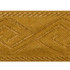 7125-GOLD by Europatex Designer Fabric Necessities 100% Polyester China See Sample Horizontal: N/A and Vertical: N/A 1.50 inches  - Swanky Fabrics -