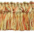 Elliant Tangerine by Europatex Designer Fabric Le Petite 100% Polyester 1.75 inches - Swanky Fabrics -