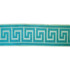 Greek Key Ice Blue by Europatex Designer Fabric Tapes Decor 100% Polyester 1.40 inches - Swanky Fabrics -