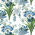 Pasadena Blue and Green F920851 by Thibaut Fabric Thibaut Fabric Pasadena Blue and Green F920851Fabric Eden Fabric Book 52% Linen, 36% Cotton, 12% Nylon THAILAND </p><p>Repeat: V: 24 54 - Fabric Carolina -