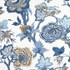 Indienne Jacobean Blue and White F936418 by Thibaut Fabric Thibaut Fabric Indienne Jacobean Blue and White F936418Fabric Indienne Fabric Book 100% Linen UNITED STATES </p><p>Repeat: V: 48 54 - Fabric Carolina -