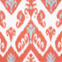 Indies Ikat Coral F916247 by Thibaut Fabric Thibaut Fabric Indies Ikat Coral F916247Fabric Kismet Fabric Book 60% Linen, 30% Cot, 10% Nylon UNITED KINGDOM </p><p>Repeat: V: 27.5 54 - Fabric Carolina -