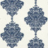 Arturo Damask Navy T13014 by Thibaut Wallpaper Thibaut Wallpaper Arturo Damask Navy T13014Wallpaper Monterey Wallpaper U.S.A. </p><p>Repeat: V: 18 27 - Fabric Carolina -