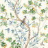 Claire Yellow and Navy F942013 by Thibaut Fabric Thibaut Fabric Claire Yellow and Navy F942013Fabric Sojourn Fabric Book 100% Linen UNITED KINGDOM </p><p>Repeat: V: 34.5 54 - Fabric Carolina -