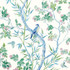 Claire Blue and Green F942014 by Thibaut Fabric Thibaut Fabric Claire Blue and Green F942014Fabric Sojourn Fabric Book 100% Linen UNITED KINGDOM </p><p>Repeat: V: 34.5 54 - Fabric Carolina -