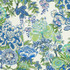 Peony Garden Blue and Green F942021 by Thibaut Fabric Thibaut Fabric Peony Garden Blue and Green F942021Fabric Sojourn Fabric Book 100% Linen UNITED STATES </p><p>Repeat: V: 27 54 - Fabric Carolina -