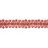 Lenox Tape Cranberry E12039 by Thibaut Fabric Thibaut Fabric Lenox Tape Cranberry E12039Fabric Tapes & Trims Volume 1 100% Linen INDIA </p><p>Repeat: V: 3.75 2 - Fabric Carolina -