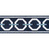 Katonah Tape Navy and Sky E12167 by Thibaut Fabric Thibaut Fabric Katonah Tape Navy and Sky E12167Fabric Tapes & Trims Volume 2 54% Cotton, 36% Linen, 10% Poly INDIA </p><p>Repeat: V: 2.25 3 - Fabric Carolina -
