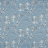 Our Song Skyblue by Carole Designer Fabric Blue Crush 100% Cotton-Soil Repellent Pakistan 25 1/4" V, 13 1/2" H HD 55"" - Swanky Fabrics -