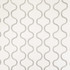 Subsequent Silver by Carole Designer Fabric Shape Shifter Base: 100% Cotton Embr: 80% Cotton, 20% Viscose India 7 5/8" V, 9" H 51" - Swanky Fabrics -