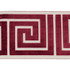 Sidewinder Tape Crimson by Magnolia Designer Trim - 58% Rayon, 31% Poly, 11% Linen China Horizontal: and Vertical: 13.5 7 - Swanky Fabrics -