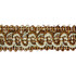 FIRA/ATH5983 Espresso by Europatex Designer Fabric Kingdom 100% Polyester 0.75 inches - Swanky Fabrics -