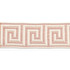 Hellenic Key Jacquard Tape Ballet Pink by Europatex Designer Fabric Hellenic 62% Fibranne, 38% Rayon 2.00 inches - Swanky Fabrics -