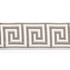 Hellenic Key Jacquard Tape Grain by Europatex Designer Fabric Hellenic 62% Fibranne, 38% Rayon 2.00 inches - Swanky Fabrics -