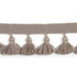 Hellenic Key Tassel Fringe Grain by Europatex Designer Fabric Hellenic 47% Fibranne, 44% Cotton, 9% Polyester 1.75 inches - Swanky Fabrics -