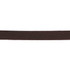 Versailles 1/4" Grosgrain Ribbon Lip Cord Chocolate by Europatex Designer Fabric Versailles 64% Rayon, 34% Cotton, 2% Polyester 0.25 inches - Swanky Fabrics -
