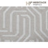 Maize White Linen by Heritage Designer Fabric - 52% Polyester 48% Cotton India 12,000 Horizontal: 9" and Vertical: 9.25" 54" - Swanky Fabrics -