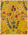 Mind The Gap Fabric GYPSY OCHRE Linen (FB00002) | FB00002 | NOMAD STORY | Black, Blue, Ochre, Red | Fabric Carolina | https://www.fabriccarolina.com/
