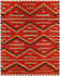 Mind The Gap Fabric EYEDAZZLER NAVAJO Linen (FB00023) | FB00023 | THE HOME OF AN ECCENTRIC MAN | Black, Peach, Red, Yellow | Fabric Carolina | https://www.fabriccarolina.com/