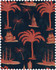 Mind The Gap Fabric AEGEAN Indigo Fabric (FB00059) | FB00059 | SUNDANCE VILLA | Indigo, Red, Taupe | Fabric Carolina | https://www.fabriccarolina.com/