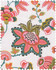 Midsummer Floral Embroidered Fabric by Mind the Gap Designer Fabric WOODSTOCK '69 LIFESTYLE COLLECTION 100% Linen Made in India W 46 cm x L 48 cm / W 18.1 x L 18.89in 56.69in - Swanky Fabrics -