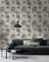 Moonwalker Neutral Premium Wallpaper by Mind the Gap Designer Wallpaper WALLPAPER DESIGNER COLLECTION Non-woven Made in Europe Paste the wall 3 rolls x 20.5 x 3.25 yards - Swanky Fabrics -