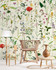 Aquafleur Wallpaper by Mind the Gap Designer Wallpaper PREMIUM DESIGNER WALLPAPER COLLECTION Non-woven Made in Europe Paste the wall 3 rolls x 20.5 x 3.25 yards - Swanky Fabrics -