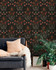 Gypsy Anthracite Wallpaper by Mind the Gap Designer Wallpaper THE WALLPAPER COLLECTABLES Textured Matte Made in Europe Paste the wall 3 rolls x 20.5 x 3.25 yards - Swanky Fabrics -