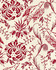Folk Embroidery Crimson Wallpaper by Mind the Gap Designer Wallpaper TRANSYLVANIAN ROOTS Satin Matte Made in Europe Paste the wall 1 roll x 20.5 x 10.9 yards - Swanky Fabrics -