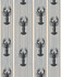Mediterranean Lobsters Light Grey Wallpaper by Mind the Gap Designer Wallpaper SUNDANCE VILLA Satin Matte Made in Europe Paste the wall 1 roll x 20.5 x 10.9 yards - Swanky Fabrics -