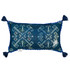 Mind The Gap Pillows ROOTS Linen Cushion (LC40099) | LC40099 | TRANSYLVANIAN ROOTS | 20 x 12 in | Blue, Taupe | Fabric Carolina | https://www.fabriccarolina.com/