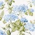 Summer Hydrangea Blue Hydrangea 180822 by Schumacher Designer Fabric New Old-Fashioned 27.0" - Swanky Fabrics -