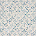 Frances Floral Indoor/Outdoor Blues 182160 by Schumacher Designer Fabric Craft Revival 27.0" - Swanky Fabrics -
