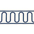 Royere Scroll Marine 84620 by Schumacher Designer Trim Paloma Contreras Trims 3.0" - Swanky Fabrics -