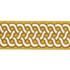 Mandeville Tape Goldenrod 77156 by Schumacher Designer Trim Perennial Favorite Trims 2.5" - Swanky Fabrics -