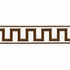 Greek Key Embroidered Tape Brown 70808 by Schumacher Designer Trim Perennial Favorite Trims 1.75" - Swanky Fabrics -